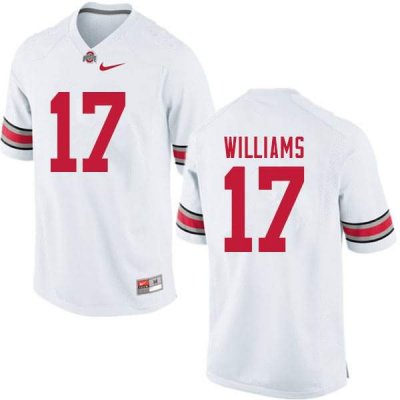 Men's Ohio State Buckeyes #17 Alex Williams White Nike NCAA College Football Jersey Freeshipping OCN8244NX
